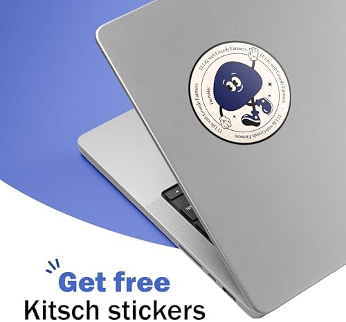 GREEDY FARMERS Mouse pad, Non-Slip Washable Waterproof Computer Mouse pad (Blue Moon Navy)