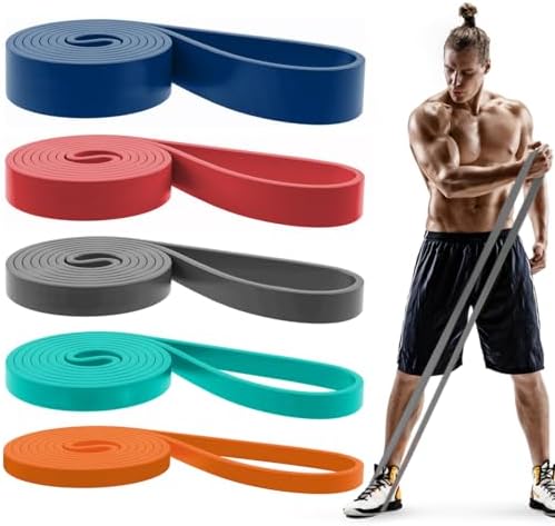 Pull Up Bands, Resistance Bands Set, Exercise Workout Bands for Men & Women, Ideal for Body Stretching, Physical Therapy and Muscle Training