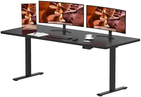 79''x31''Dual Motor Adjustable Large Standing Desk for Home Office