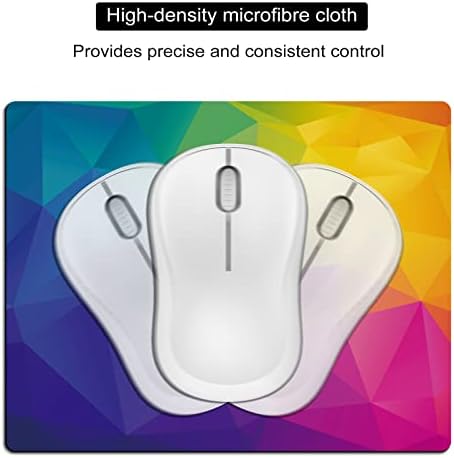 Colorful Mini Mouse Pad Small Size 2 Pack, Portable Mousepad for Laptop