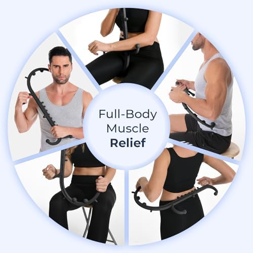 Ranarose Deep Tissue Back & Neck Massager for Body Muscle Pain Relief