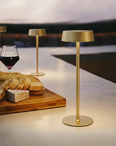EZVALO Cordless Lamp, Rechargeable Table Lamp, Battery Operated