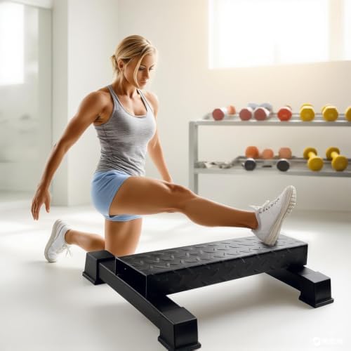 Steel Calf Raise Block, Heavy-Duty Stretch Platform, Leg Workout Equipment