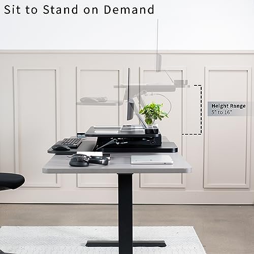 VIVO Black 25 in Standing Desk Converter, DESK-V001G