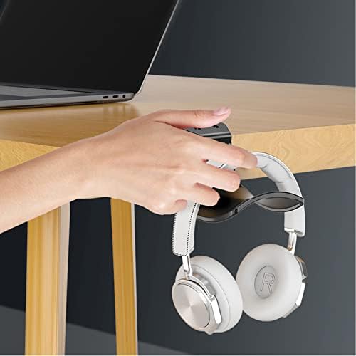 2-Pack Never Fall Headphone Hook Hanger Wall Mount Headset Holder