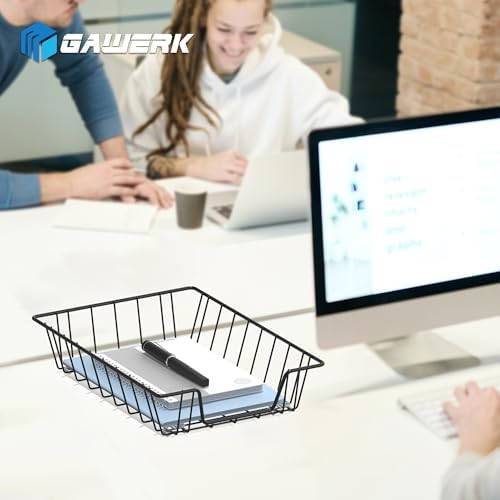 A4 Letter Magazine Desk File Storage Tray Organizer Bin (2)
