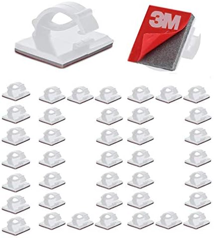 Cable Clips Self with 3M Adhesive Cord Organizer Hooks for Office Home Car