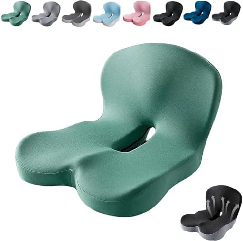 Orthopedic Seat Cushion with Back Support for Car Office Chair
