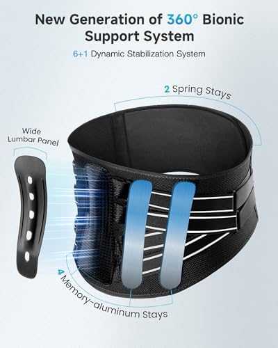 Back Brace for Lower Back Pain,Lumbar Support Belt for Men & Women