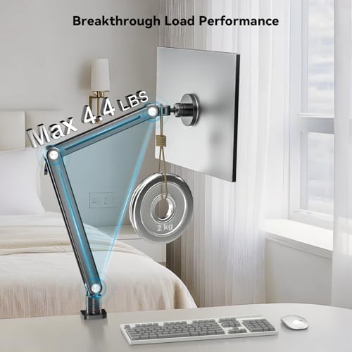 Magnetic Portable Monitor 75mm VESA Mount Arm Screen Holder Stand Clamp