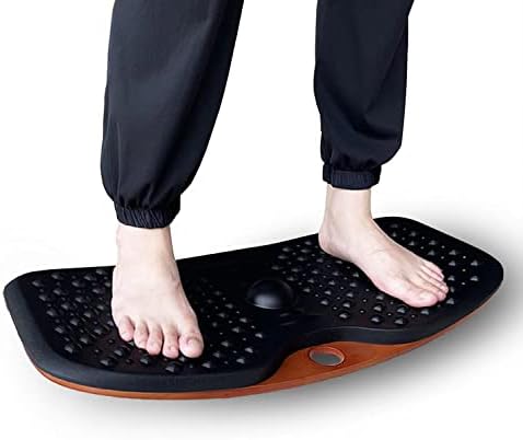 Standing Desk Anti fatigue Balance Board standing desk mat wobble board Rocker Board Comfort Mat for Office (Large Size)