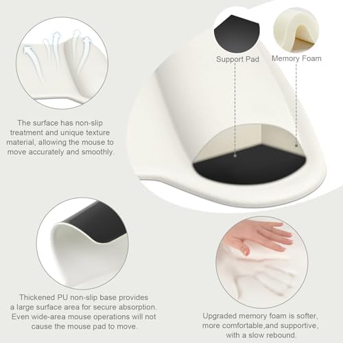 MOSISO Keyboard Mouse Pad Set, Large Gaming Mousepad&Keyboard Wrist Rest