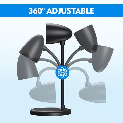New LED Desk Lamp for Home Office,3 Colors Dimmable Table Lamp