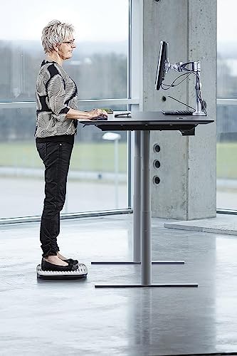 Victor Steppie Balance Board (ST570) and Steppie Soft Top Reflexology Mat (ST590). Pair Together for Full Benefits. Perfect for Standing Desk Users to Relieve Stress of prolonged Standing