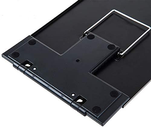 Hanghs Desktop Document Holder/Paper Stand/Clipboard for Sheet Music/Cookbook/Book with 7 Adjustable Positions and a Highlighting Side Clip Black