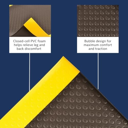 NoTrax 417 Bubble Sof-Tred™ with Dyna-Shield® 3' x 5' x 1/2" Anti Fatigue