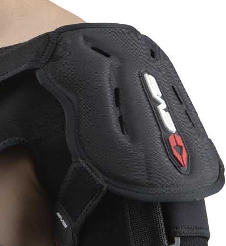 EVS SB04 Shoulder Brace Men, Compression Fit w/Impact Protection, BK, XXL
