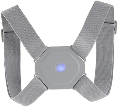 Generic Smart Posture Corrector for Women Men Kids, Electronic Posture Reminder with Sensor Vibration, Adjustable Upper Back Brace Straightener for Hunching - 200mAh Battery