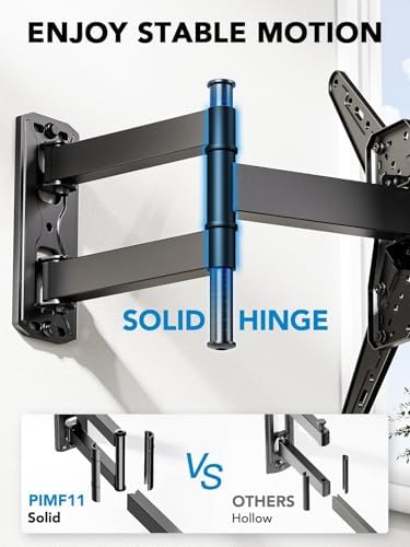 Pipishell Full Motion TV Mount for 26–60 inch TVs up to 77 lbs