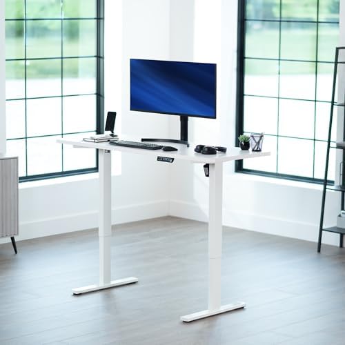 VIVO White 60 x 24 in Standing Desk, DESK-KIT-1W6W