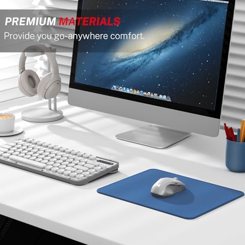 MROCO Essential Office & Gaming Mouse Pad, 8.5 x 11 Inch, Navy Blue