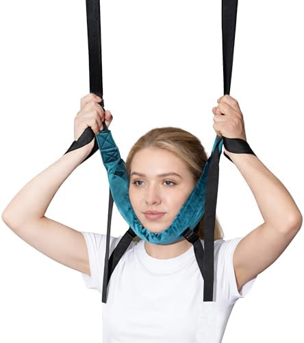 Cervical Neck Traction Device with Hook Portable Neck Stretcher Hammock
