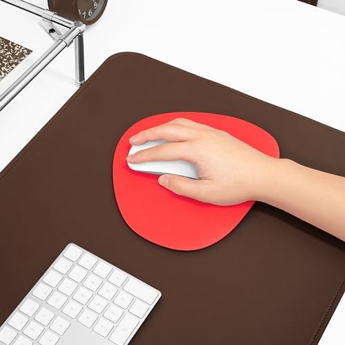 GREEDY FARMERS Mouse pad, Non-Slip Washable Waterproof Computer Mouse pad (Red Grapefruit Coral)
