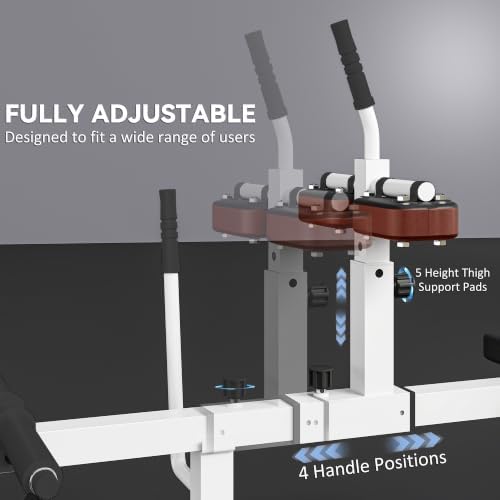 Soozier Seated Calf Raise Machine for Home Gym Waist Arm Training