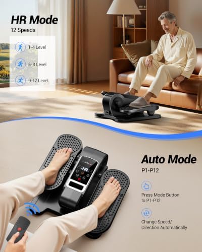 Under Desk Elliptical Machine Seated Pedal Exerciser