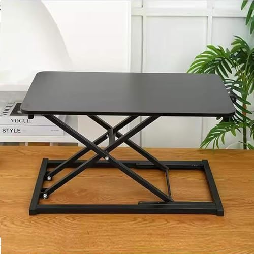 Standing Desk Converter Height Adjustable Keyboard Riser Black 23.6 Inch