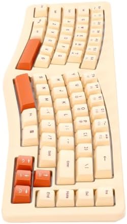 Split Ergonomic Keyboard, 69 Key USB Wired Backlit Keyboard