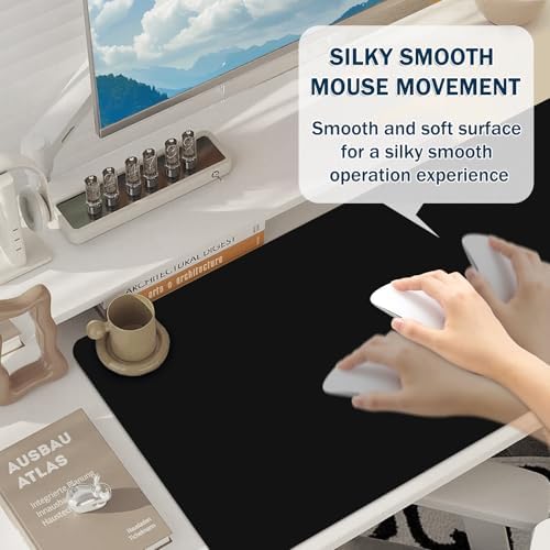 Mouse Pad Gaming - Desk Mat for Keyboard and Mouse - Large Mouse Pad for Desk, Mousepad (35.4" X 15.7") with Non-Slip Base, Desks Pad Mat Office and Home