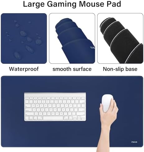 MOSISO Keyboard Mouse Pad Set, Large Gaming Mousepad&Keyboard Wrist Rest