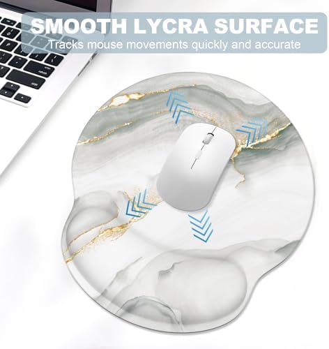 Ergonomic Mouse Pad with Wrist Rest and Keyboard Wrist Rest, Mousepad