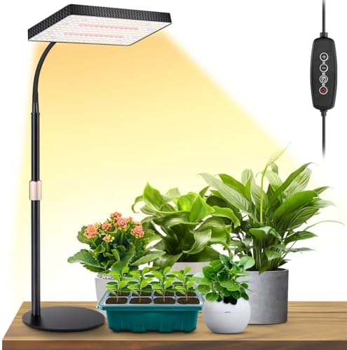 LBW Desk Grow Light, 214 LEDs Full Spectrum Plant Light for Indoor Plants