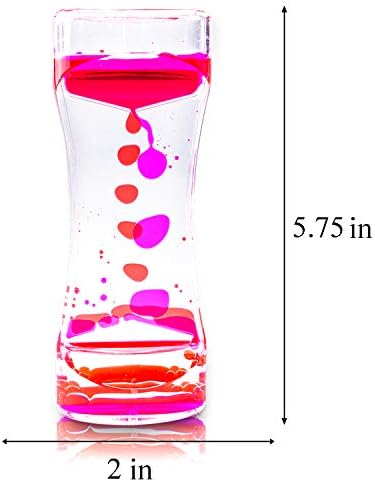 Super Z Outlet Liquid Motion Bubbler for Sensory Play, Fidget Toy, Children Activity, Desk Top, Assorted Colors (1 Piece)