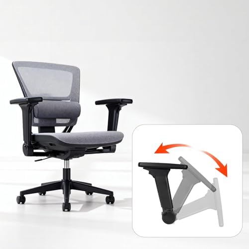 Frassie Height Adjustable Fold Down Chair Armrest Pair