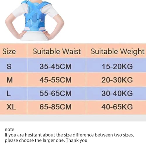 Posture Correctors For Kids, Boys Girls Teens Children Back Straightener Lumbar Support Belt Back Brace Scoliosis Correction Belt For Neck Spinal Shoulders(Pink,Large)