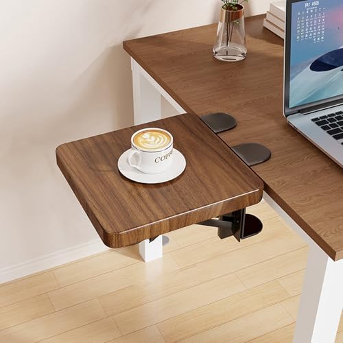 Metallic,17.5 * 25,Ergonomics Desk Extender Tray, Clamp on Table Mount Arm Wrist Rest Shelf, Keyboard Drawer Tray, Computer Armrest Table Stand, 90° Foldable Computer Arm Rest for Desk