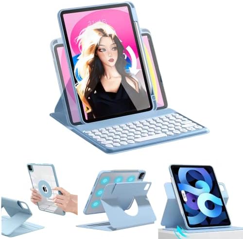 Case with Keyboard for iPad (A16) 11th/10th Generation Upgraded