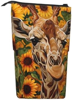 Sunflower Giraffe Standing Pencil Case