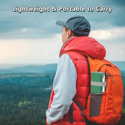 Cosmos 2 Pcs Foldable Seat Cushion Sitting Pad Portable Camping Sit Cushion Sitting Mat Foam Insulated Seat Pad, Waterproof Seating Mat with Strap for Travel Picnic Hiking Fishing