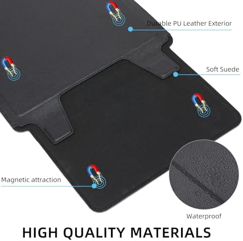 13 Inch Laptop Sleeve with Stand Slim Case for MacBook Neo/Dell XPS