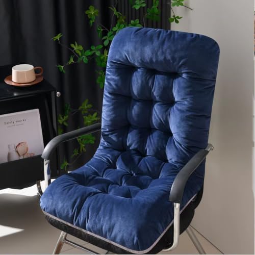 Velvet Office Chair Cushion Desk Cushions with Back Support, 17.7x37 IN