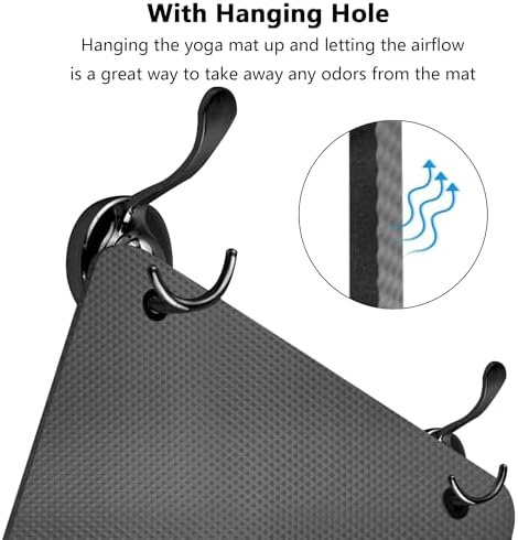 LFS Yoga Mat 72.8" x 31.5" x 2/5 inch Thick With Strap and Bag, Extra Wide