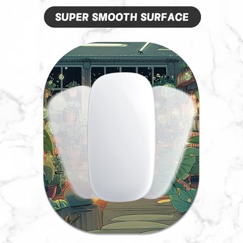 Small Mouse Pad, 6 x 7 Inch, Oval Mini Mouse Pad with Non-Slip Rubber Base for Laptop Wireless Mouse Keyboard Tray Mousepad, Frog