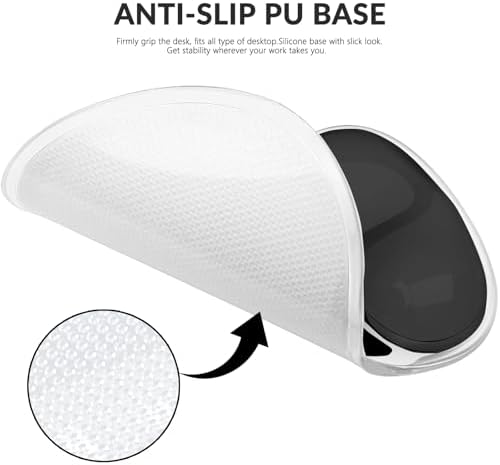 Gel Mouse Pad with Wrist Rest for Mouse Ergonomic Mouse Wrist Rest Non-Slip Silicone Checkered Plaid Black and White Mousepad with Wrist Support for Computer Desk Gaming Laptop Home Office Desk Supply