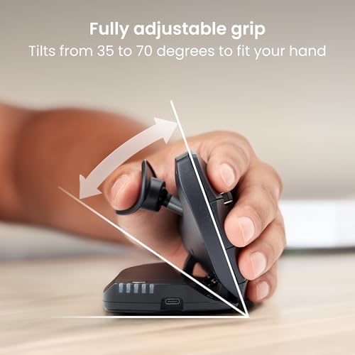 Contour Unimouse Adjustable Ergonomic Vertical Mouse, Left Handed, Wireless