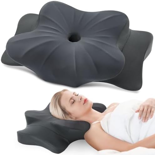 DONAMA Cervical Pillow for Neck Pain, Ergonomic Memory Foam Contour Pillow
