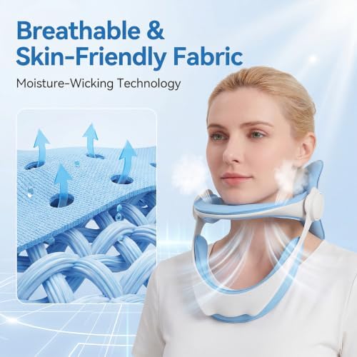 Neck Brace for Neck Pain and Support, Adjustable & Foldable Design